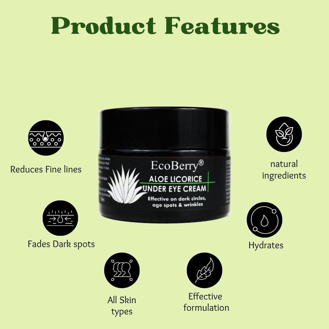Aloe Licorice Under Eye Cream - EcoBerry