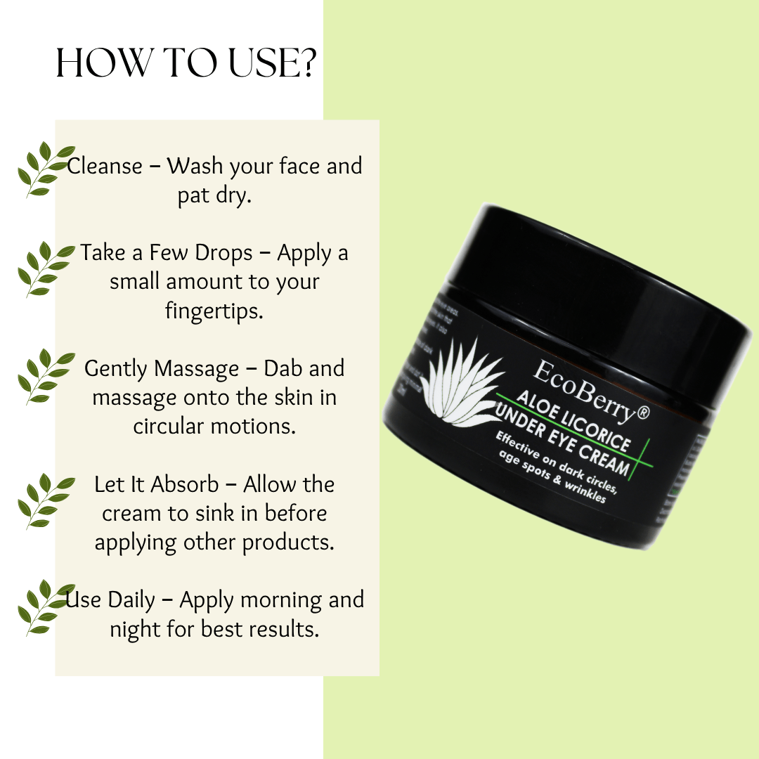 Aloe Licorice Under Eye Cream - EcoBerry