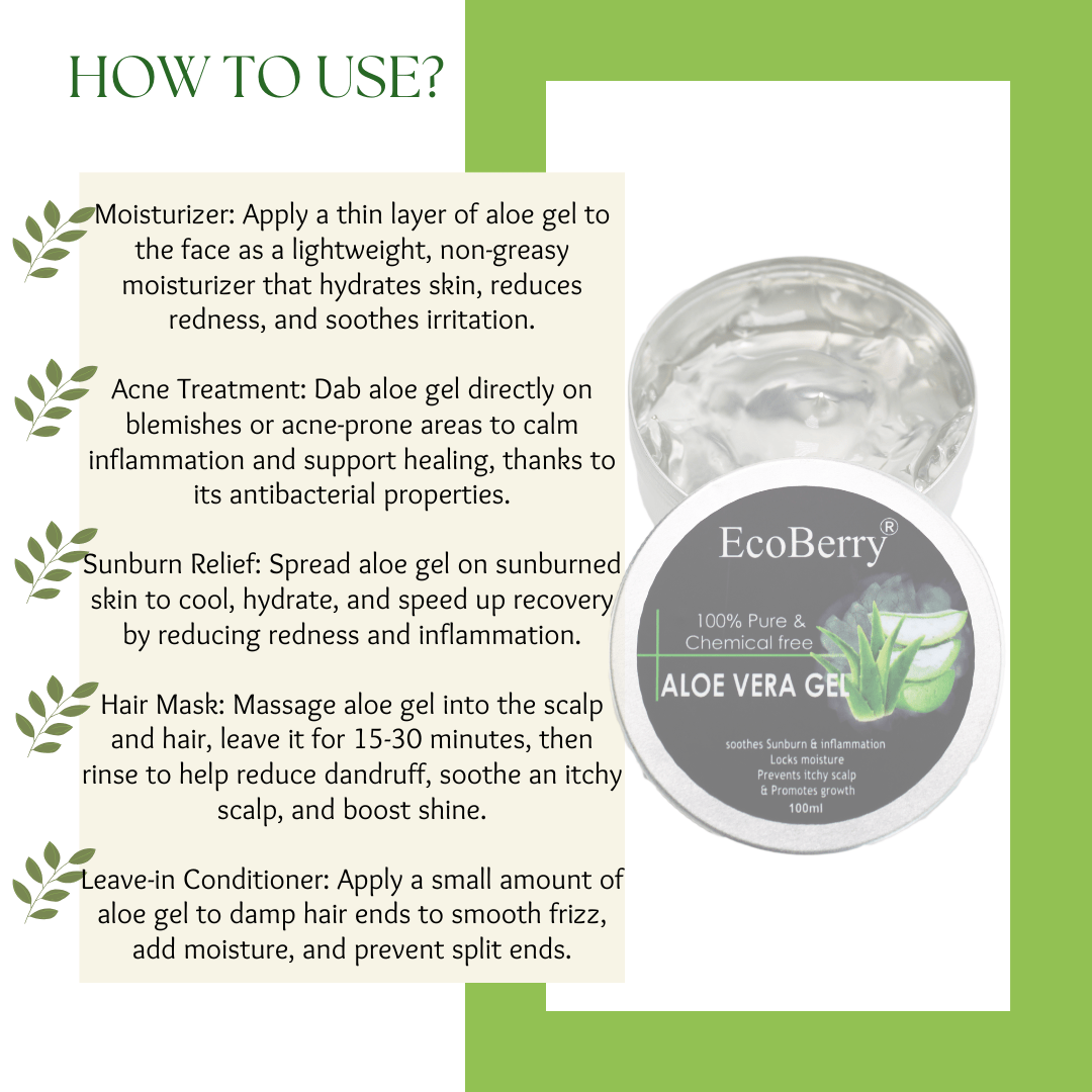 Baby Kajal - EcoBerry - Usage Instructions