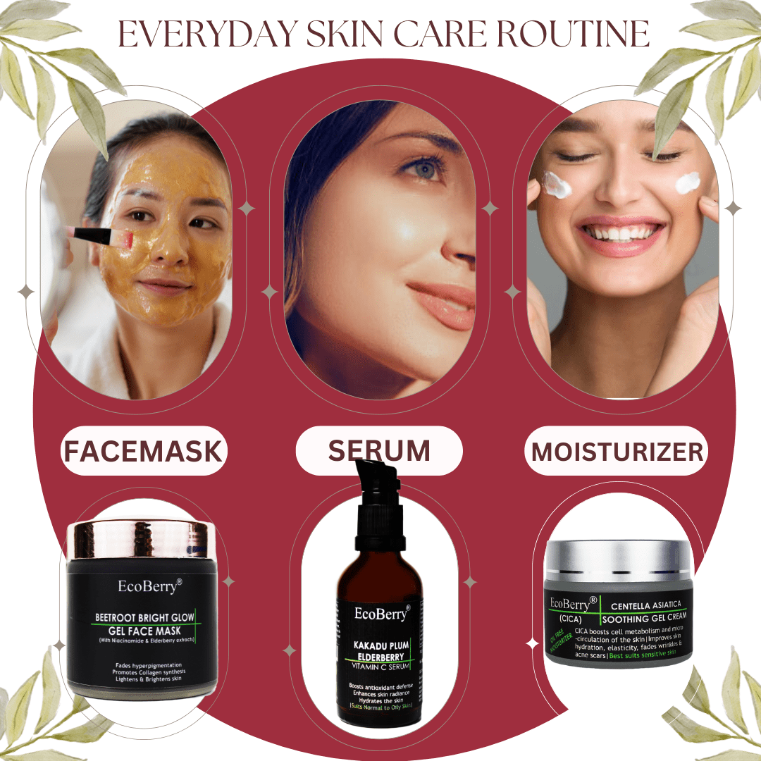 Beetroot Bright Glow Gel Face Mask - EcoBerry