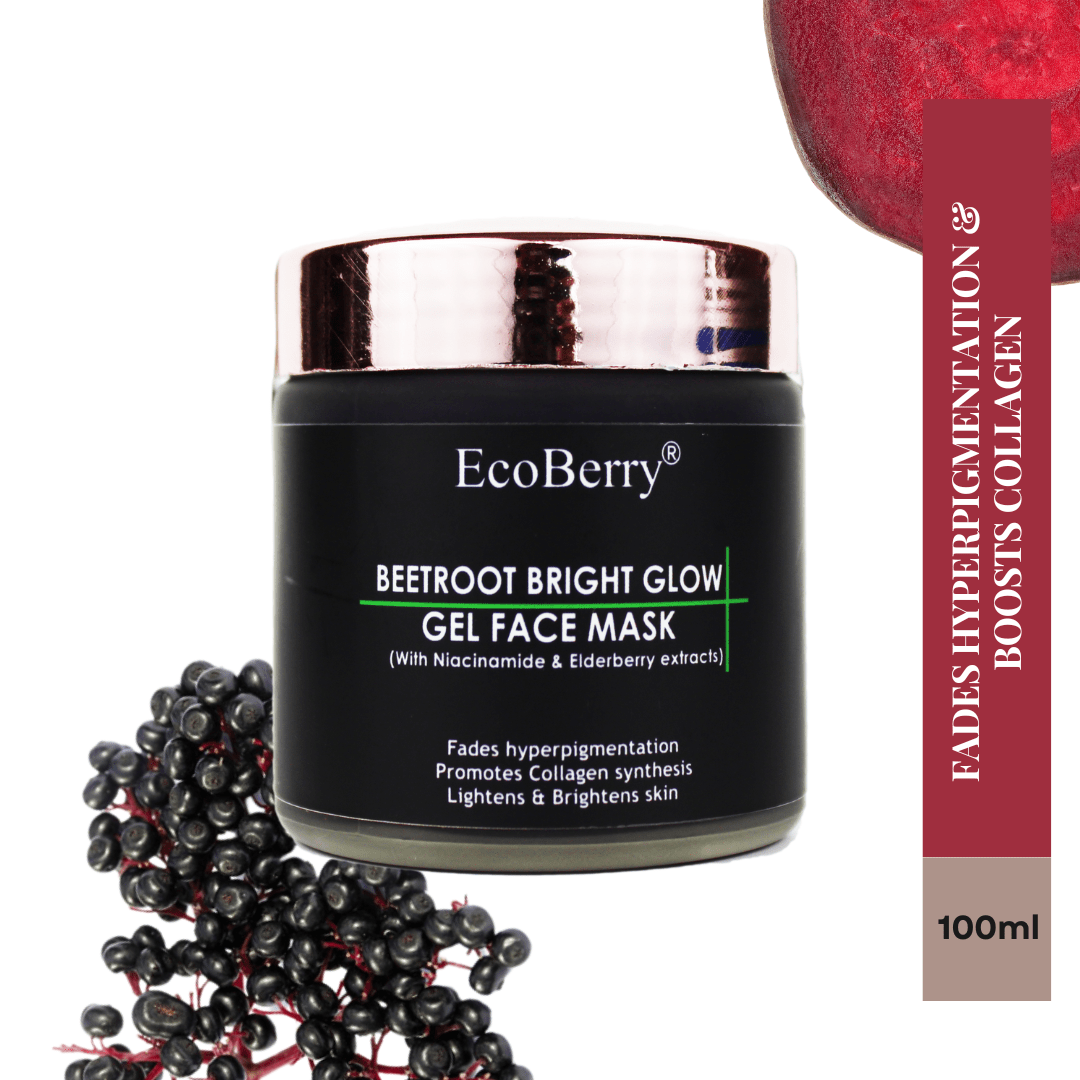 Beetroot Bright Glow Gel Face Mask - EcoBerry