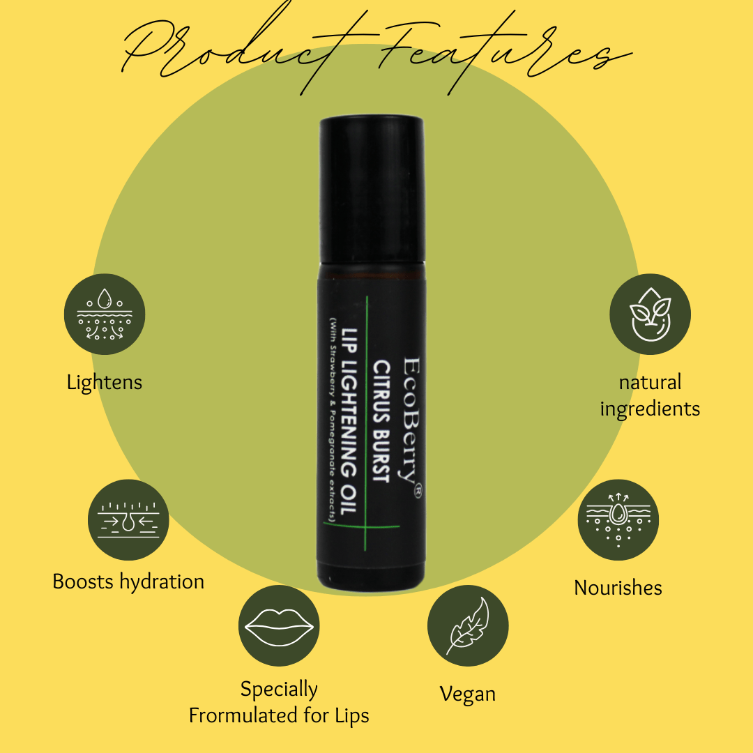 Citrus Burst Lip Lightening Oil - EcoBerry