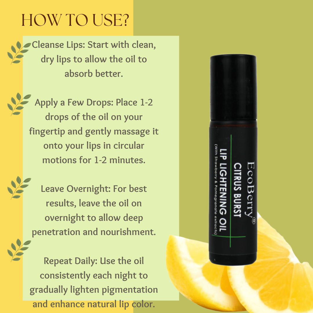 Citrus Burst Lip Lightening Oil - EcoBerry