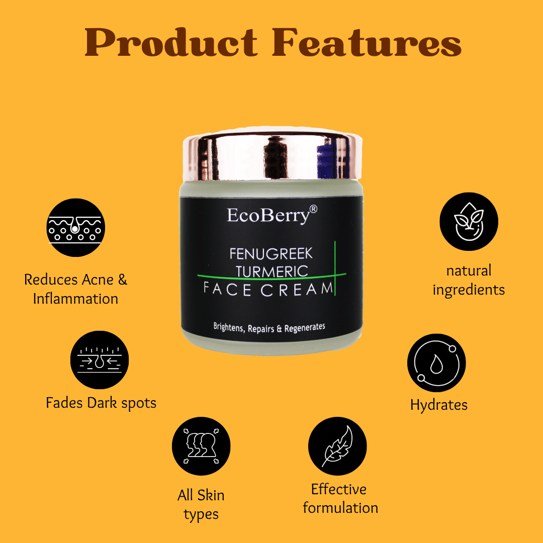 Fenugreek Turmeric Face Cream - EcoBerry