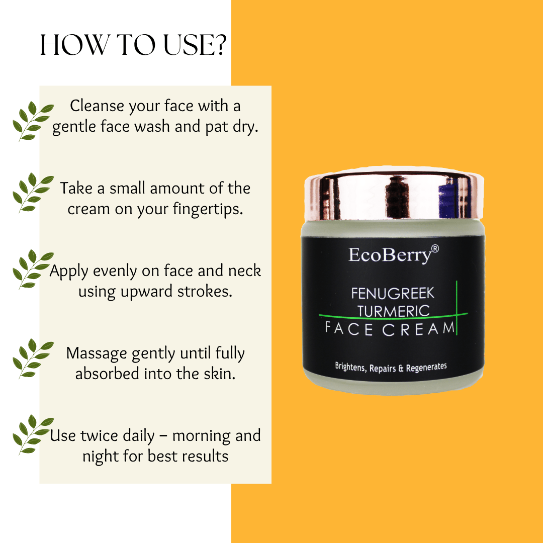 Fenugreek Turmeric Face Cream - EcoBerry