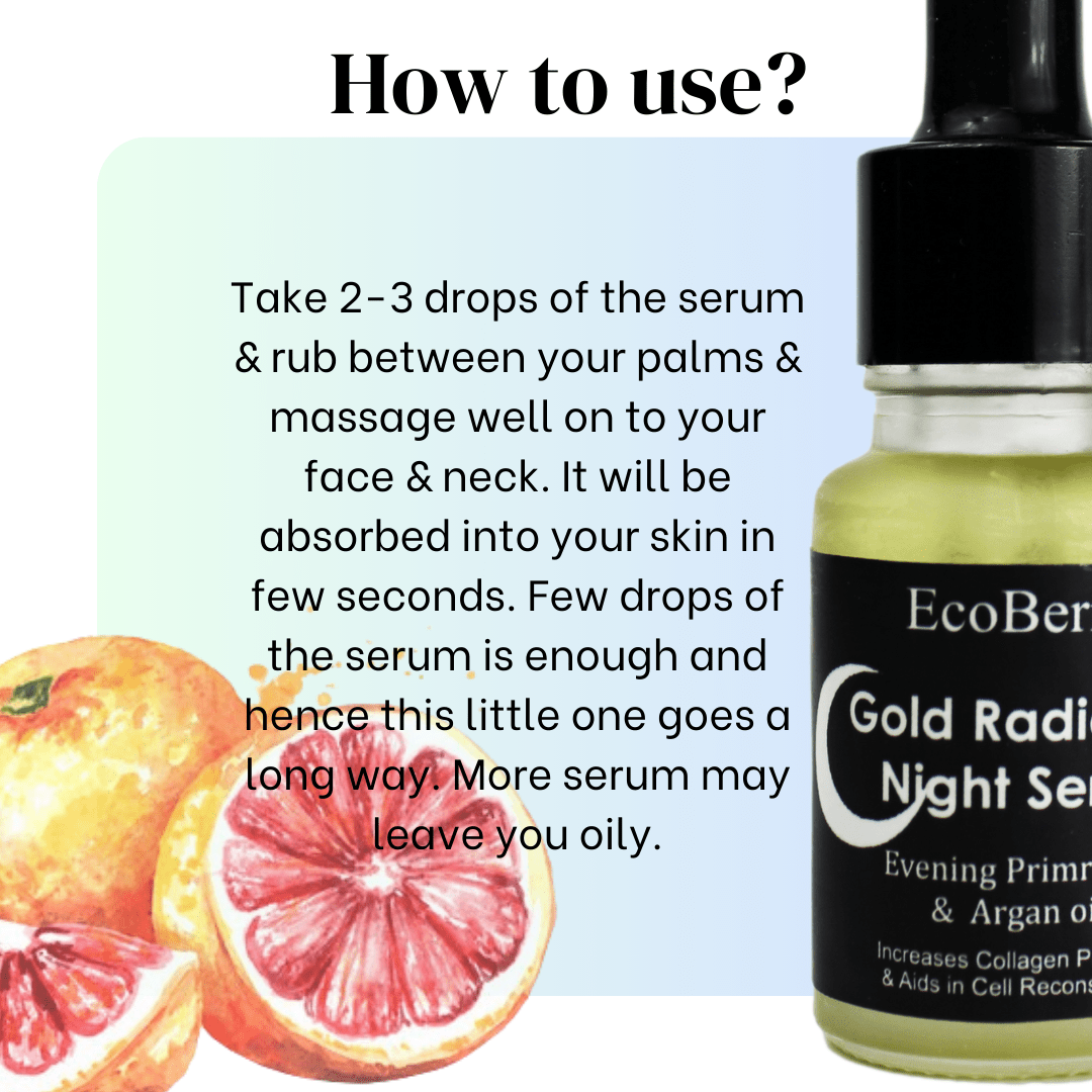Gold Radiance Night Serum - EcoBerry