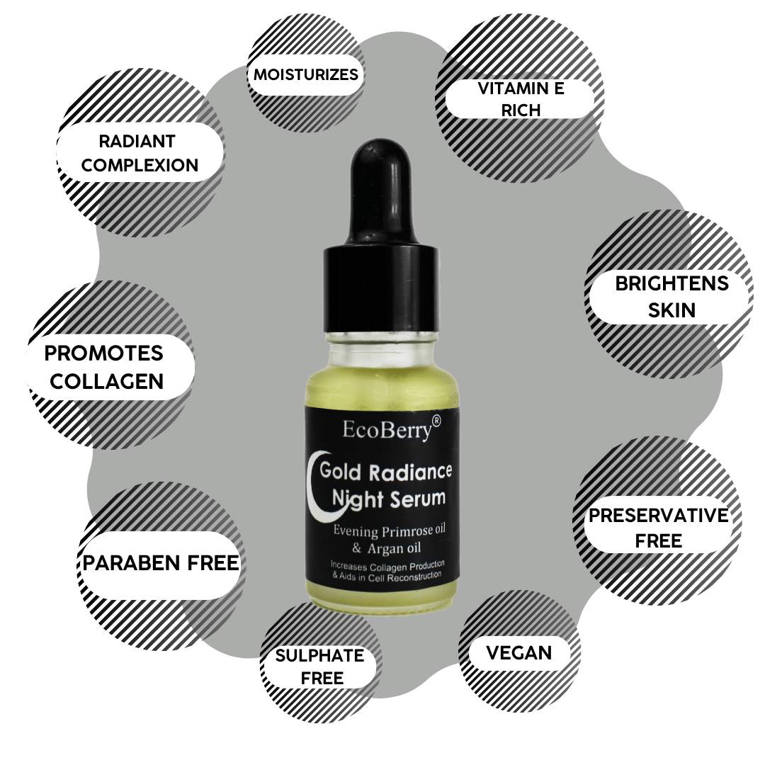 Gold Radiance Night Serum - EcoBerry