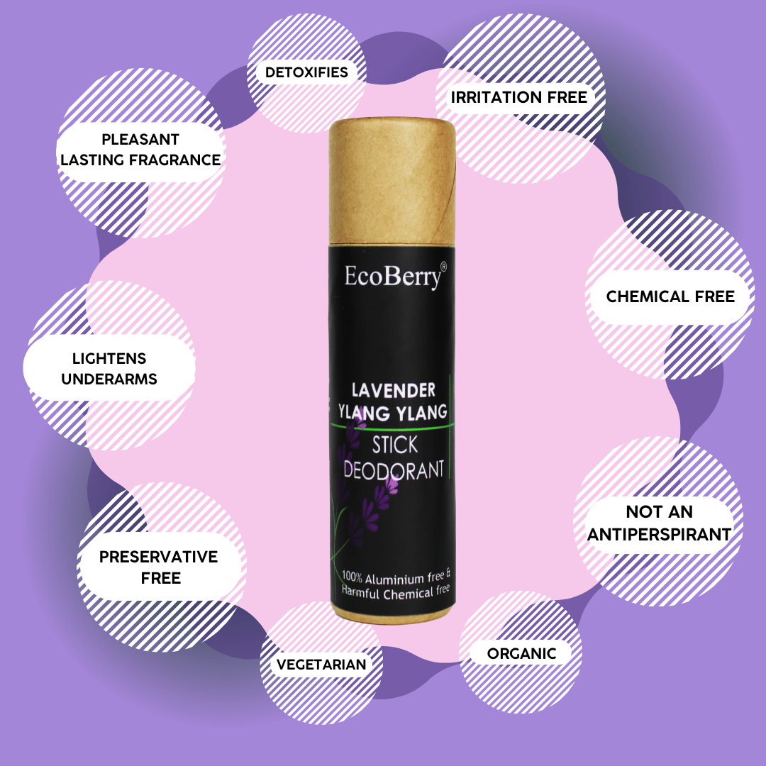 Lavender Ylang Ylang Stick Deodorant - EcoBerry