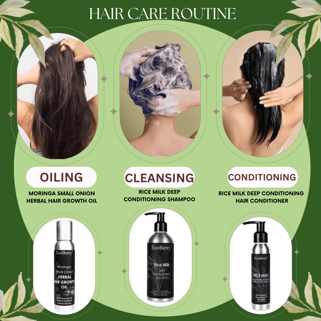 Moringa Small Onion Herbal Hair Growth Oil - EcoBerry