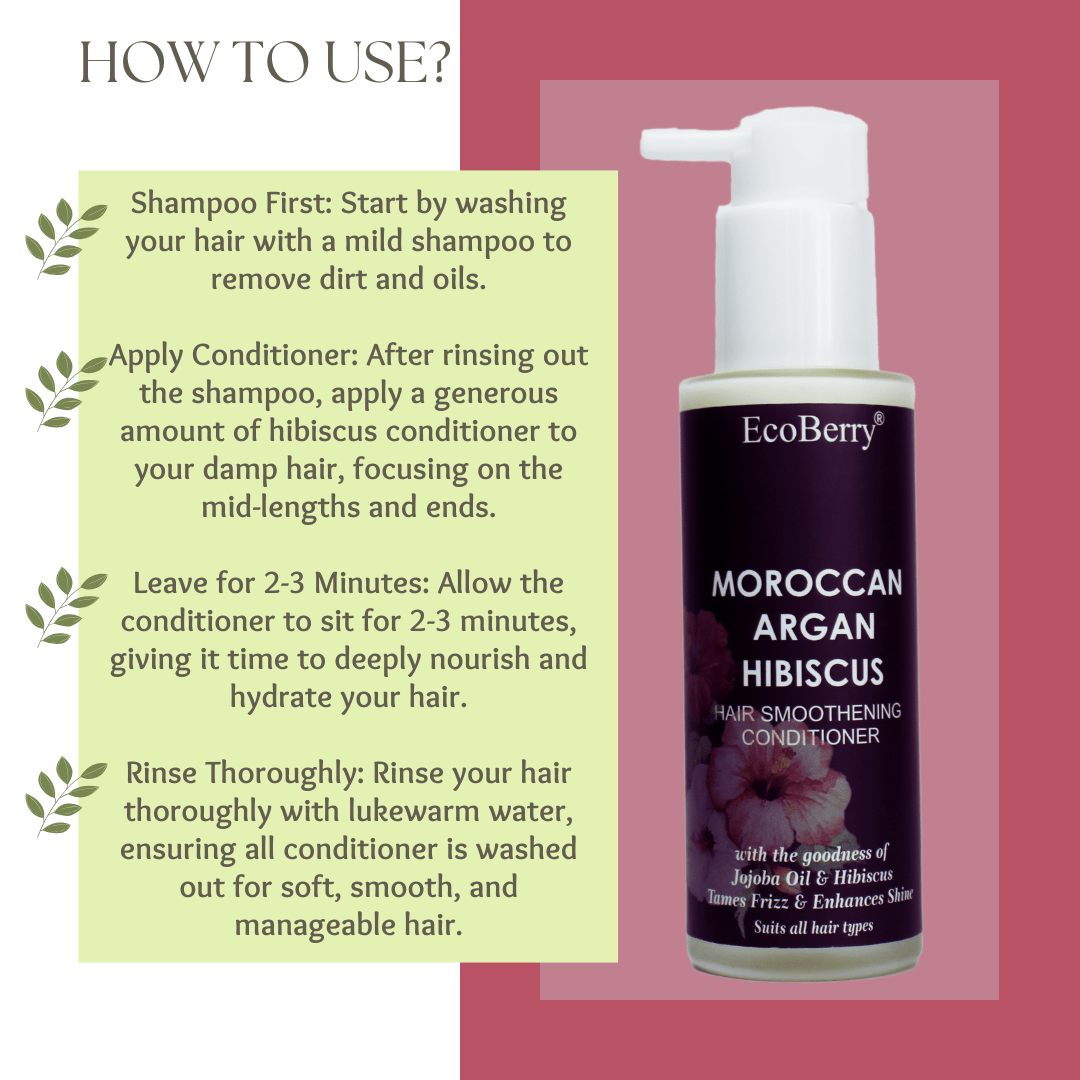 Moroccan Argan Hibiscus Hair Soothening Conditioner - EcoBerry