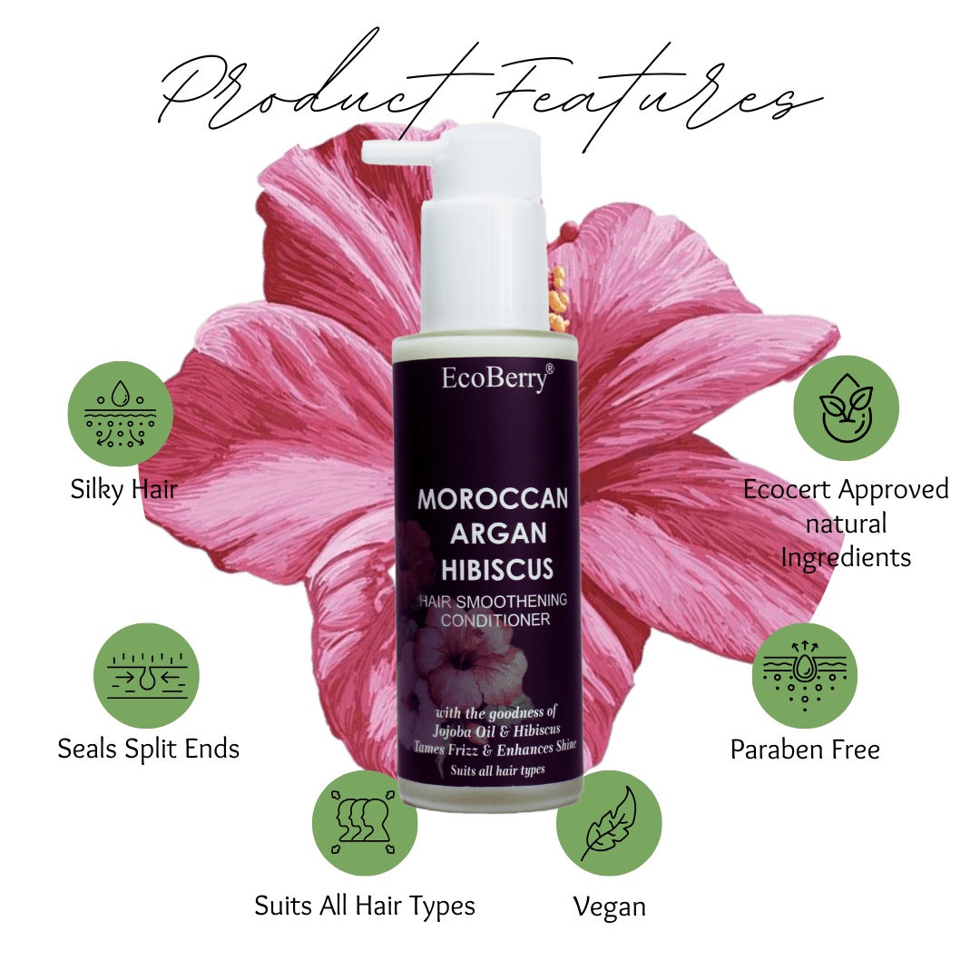 Moroccan Argan Hibiscus Hair Soothening Conditioner - EcoBerry