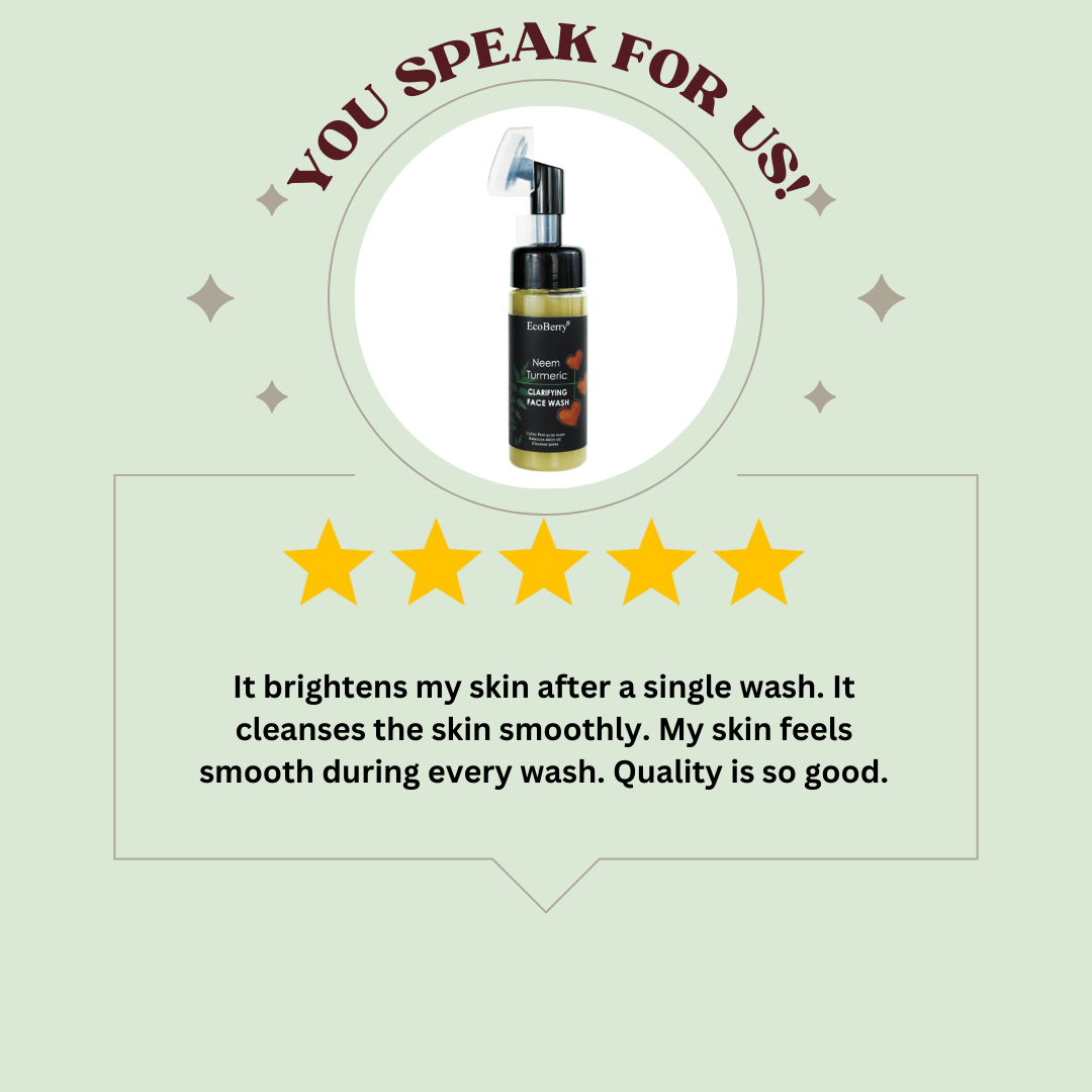 Neem Turmeric Clarifying Face Wash - EcoBerry - Review