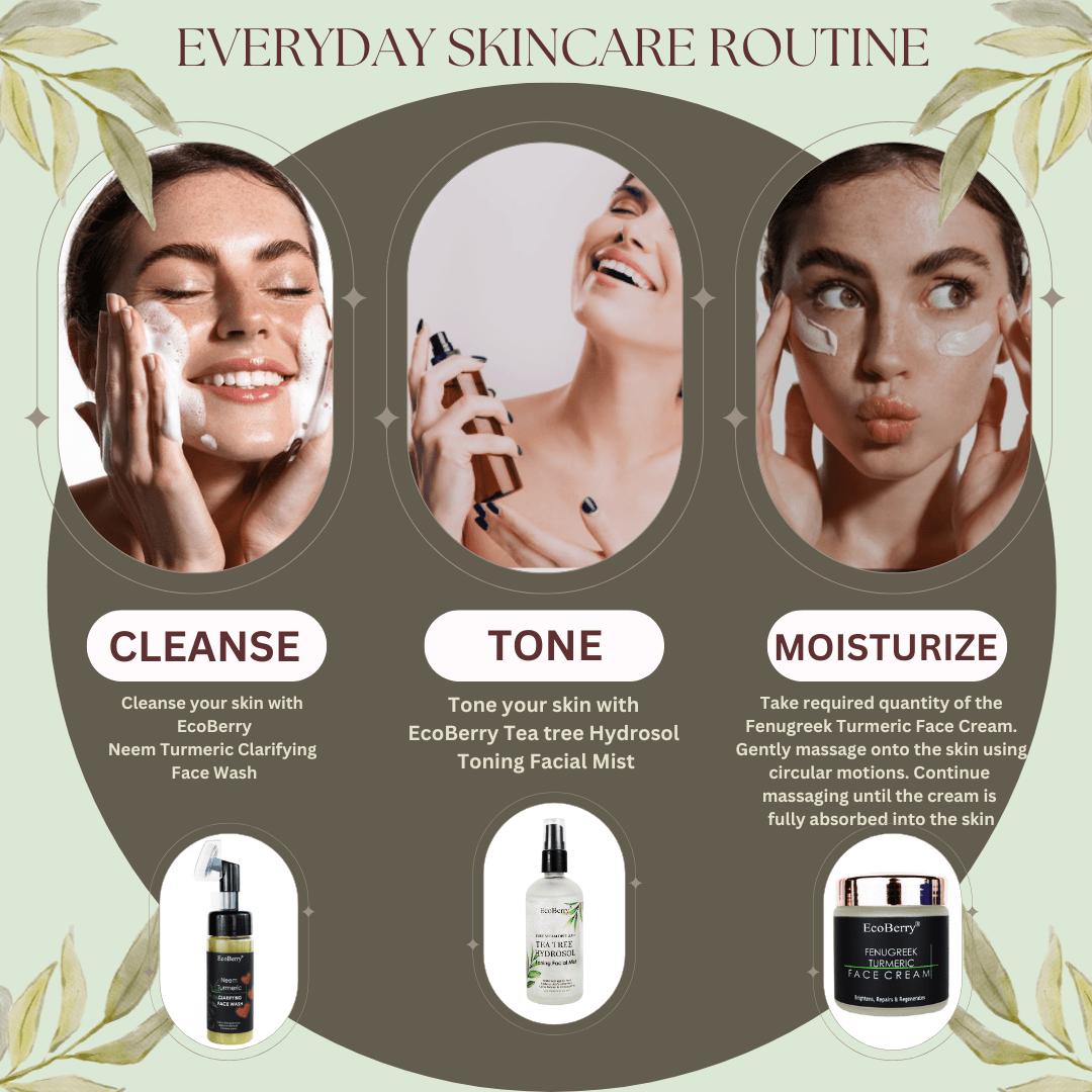 Neem Turmeric Clarifying Face Wash - EcoBerry - Benefits