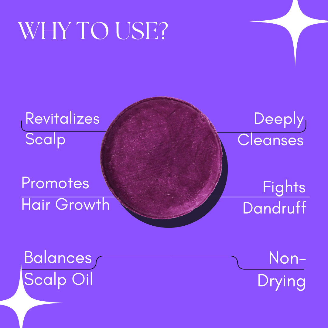 No No Dandruff Solid Shampoo Bar - EcoBerry - Uses