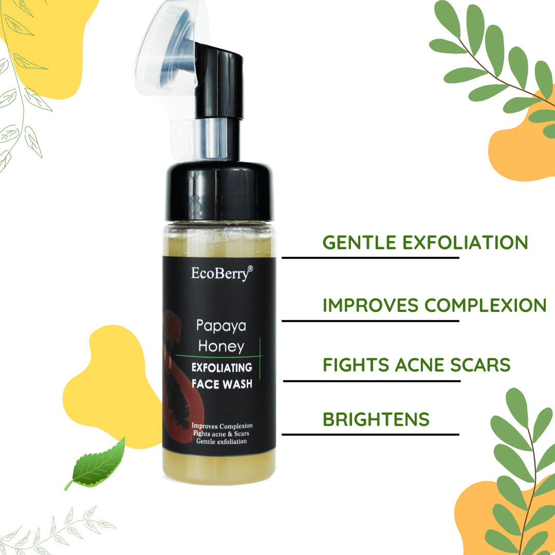 Papaya Honey Exfoliating Face Wash - EcoBerry