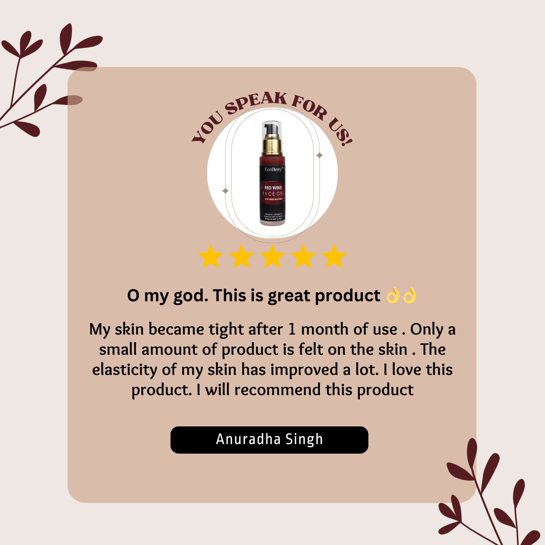 Red Wine Face Gel - EcoBerry - Review