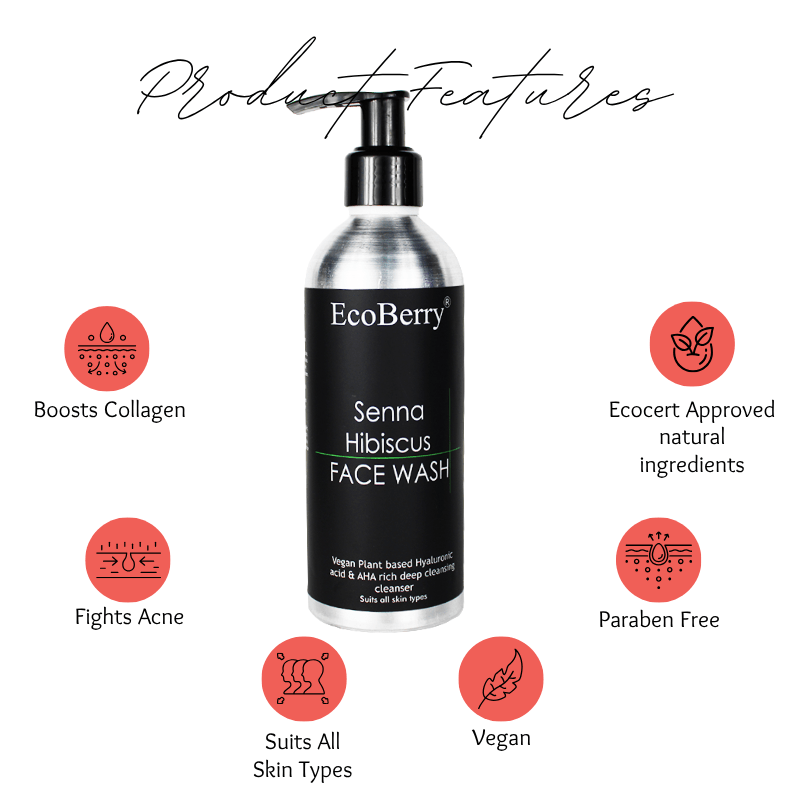 Senna Hibiscus Face Wash - EcoBerry