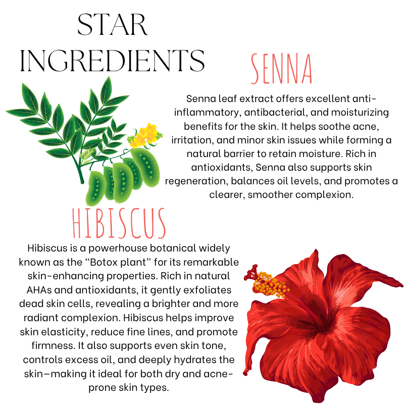 Senna Hibiscus Face Wash - EcoBerry