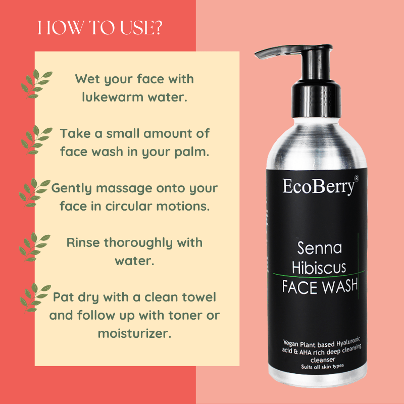 Senna Hibiscus Face Wash - EcoBerry