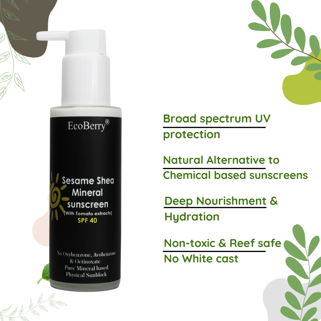 Sesame Shea Mineral Sunscreen - EcoBerry