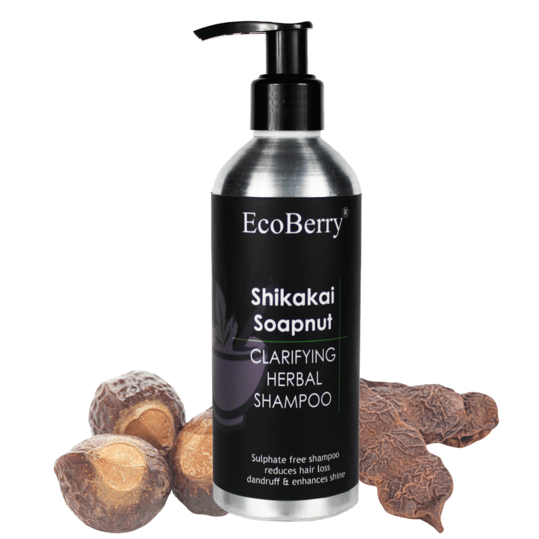 Shikakai Soapnut Herbal Shampoo - EcoBerry