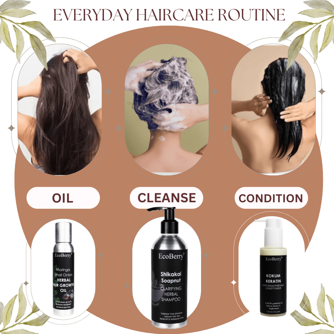 Shikakai Soapnut Herbal Shampoo - EcoBerry