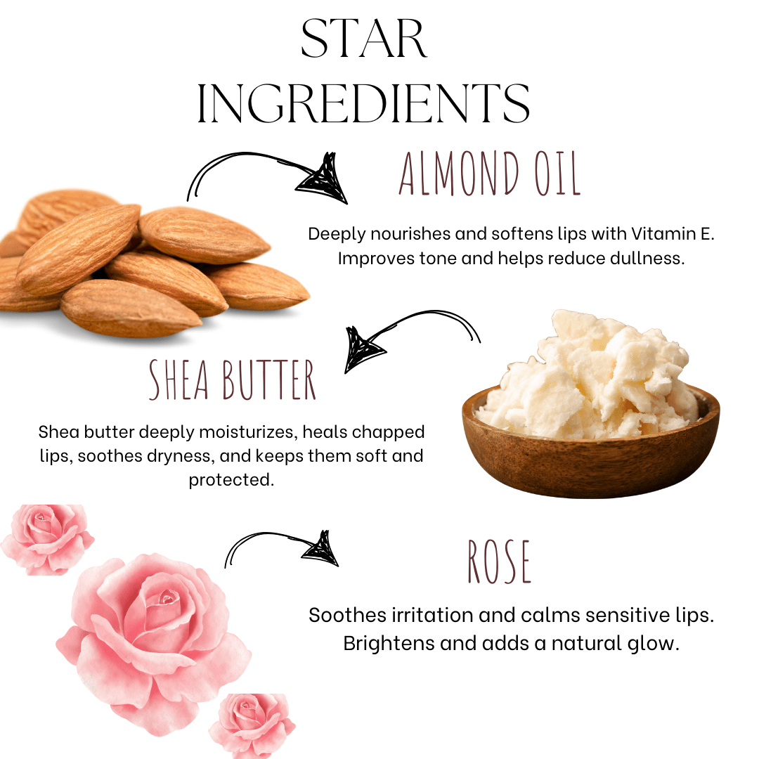 Silken Rose Lip Balm - EcoBerry