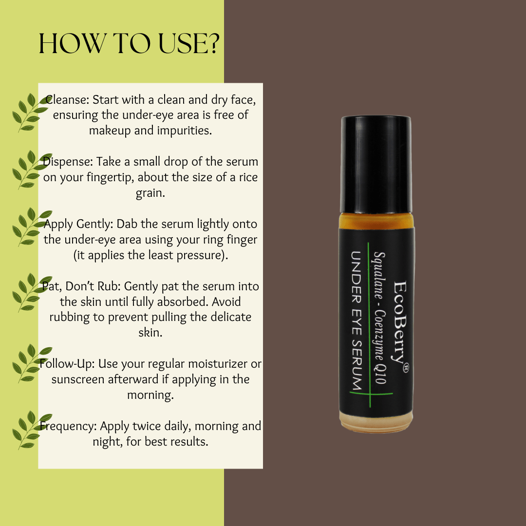Squalane Coenzyme Q10 Under Eye Serum - EcoBerry