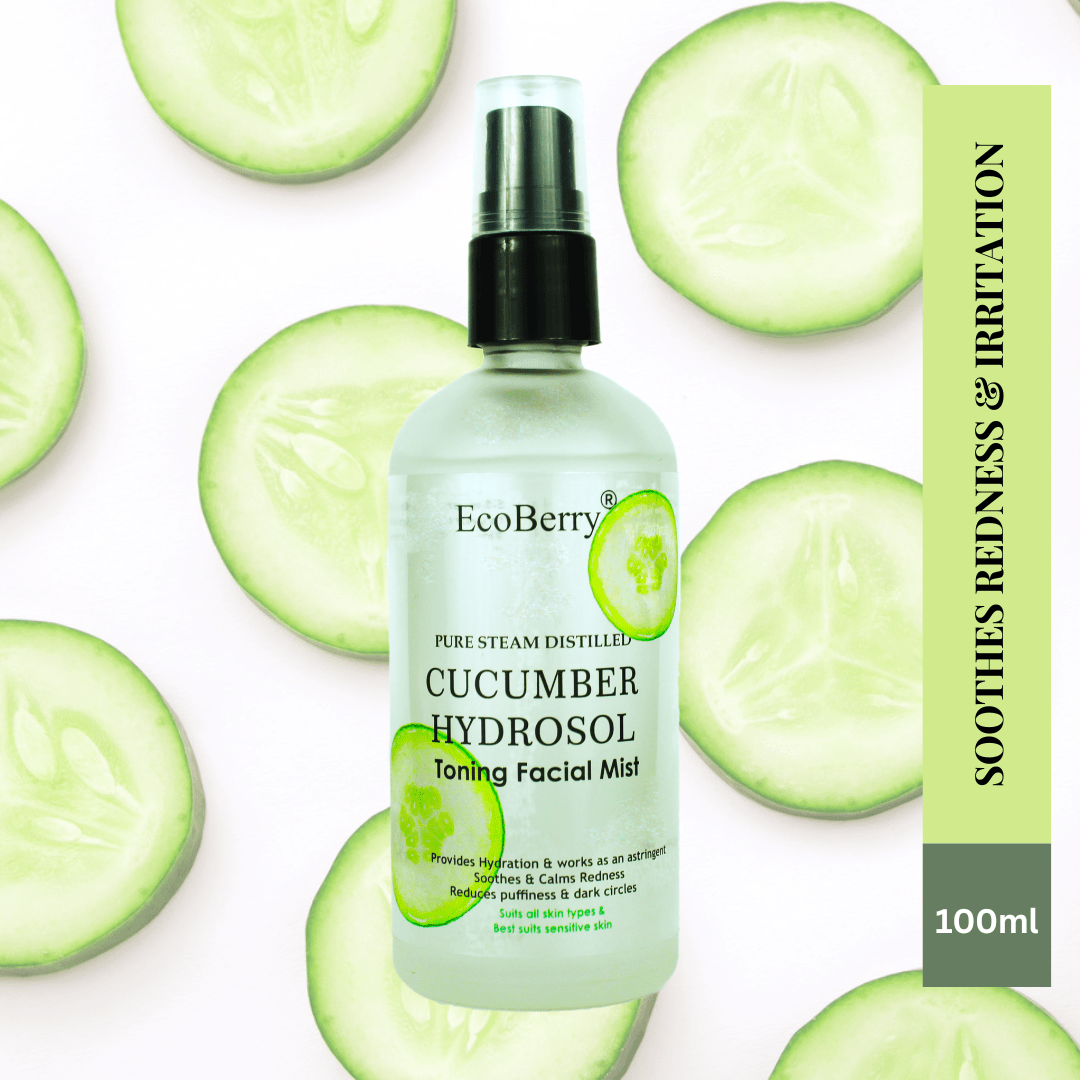 Steam Distilled Cucumber Hydrosol Toning Mist - EcoBerry