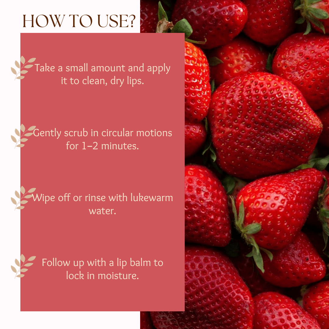 Strawberry Kiss Lip Scrub - EcoBerry
