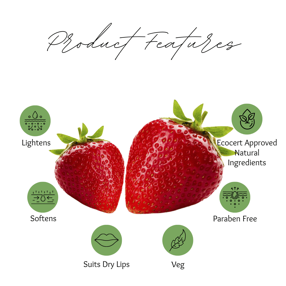 Strawberry Kiss Lip Scrub - EcoBerry