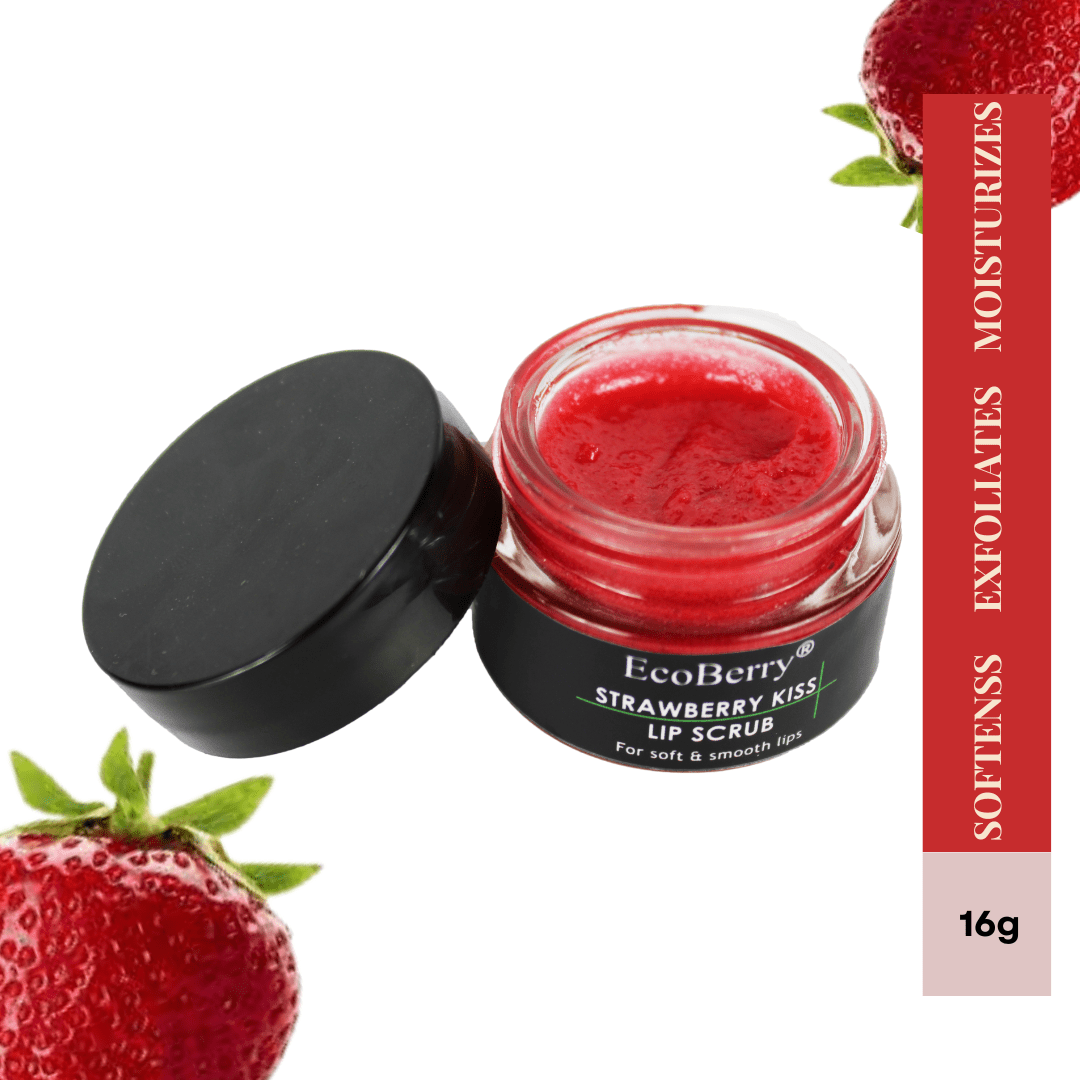 Strawberry Kiss Lip Scrub - EcoBerry
