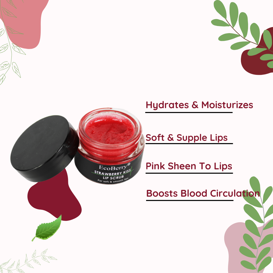 Strawberry Kiss Lip Scrub - EcoBerry