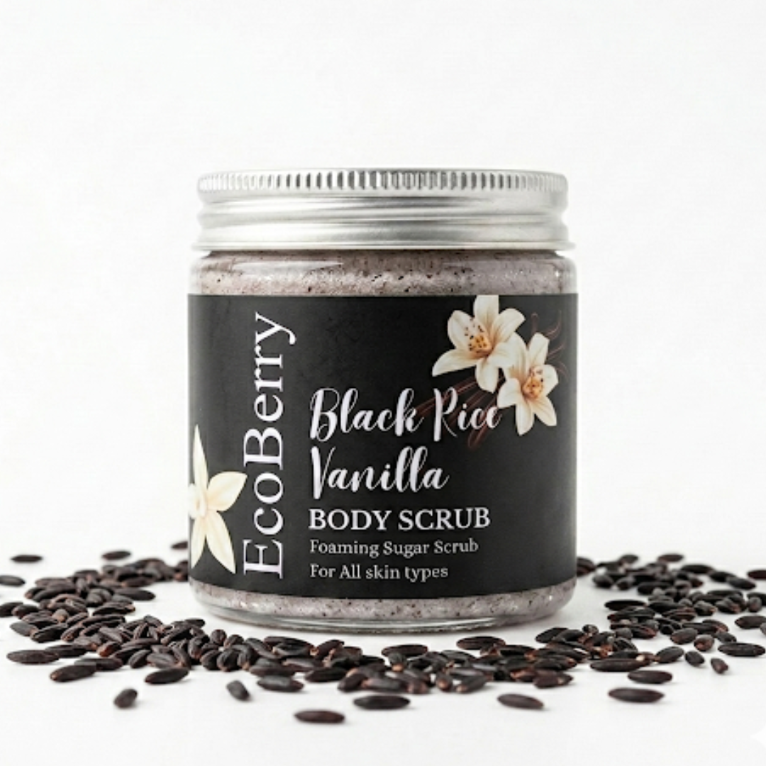 Black Rice Vanilla Body Scrub