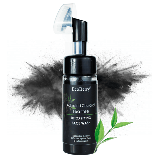 Activated Charcoal Tea tree Detoxifying Face Wash - EcoBerry