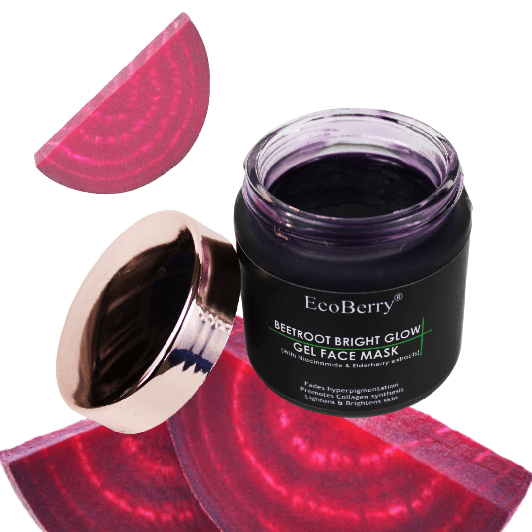 Beetroot Bright Glow Gel Face Mask - EcoBerry