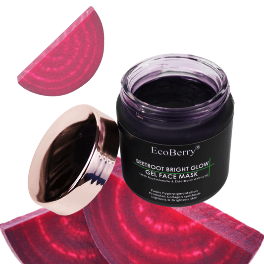 Beetroot Bright Glow Gel Face Mask - EcoBerry