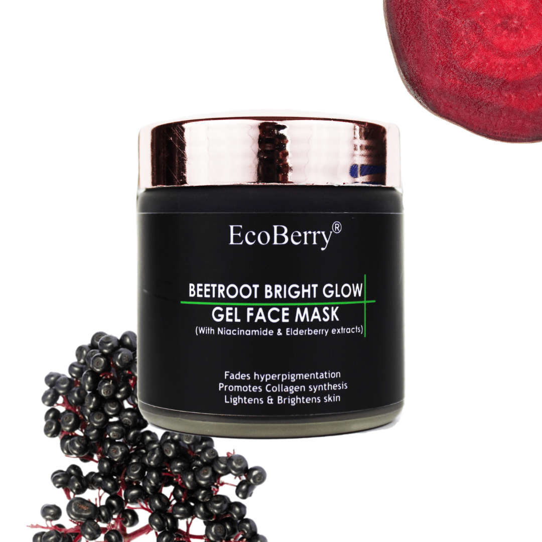 Beetroot Bright Glow Gel Face Mask - EcoBerry