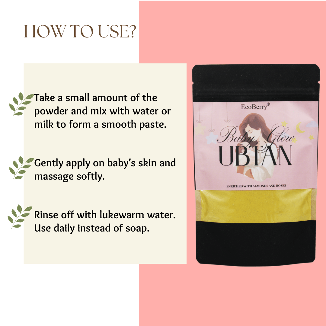 Bright Glow Baby Ubtan - EcoBerry