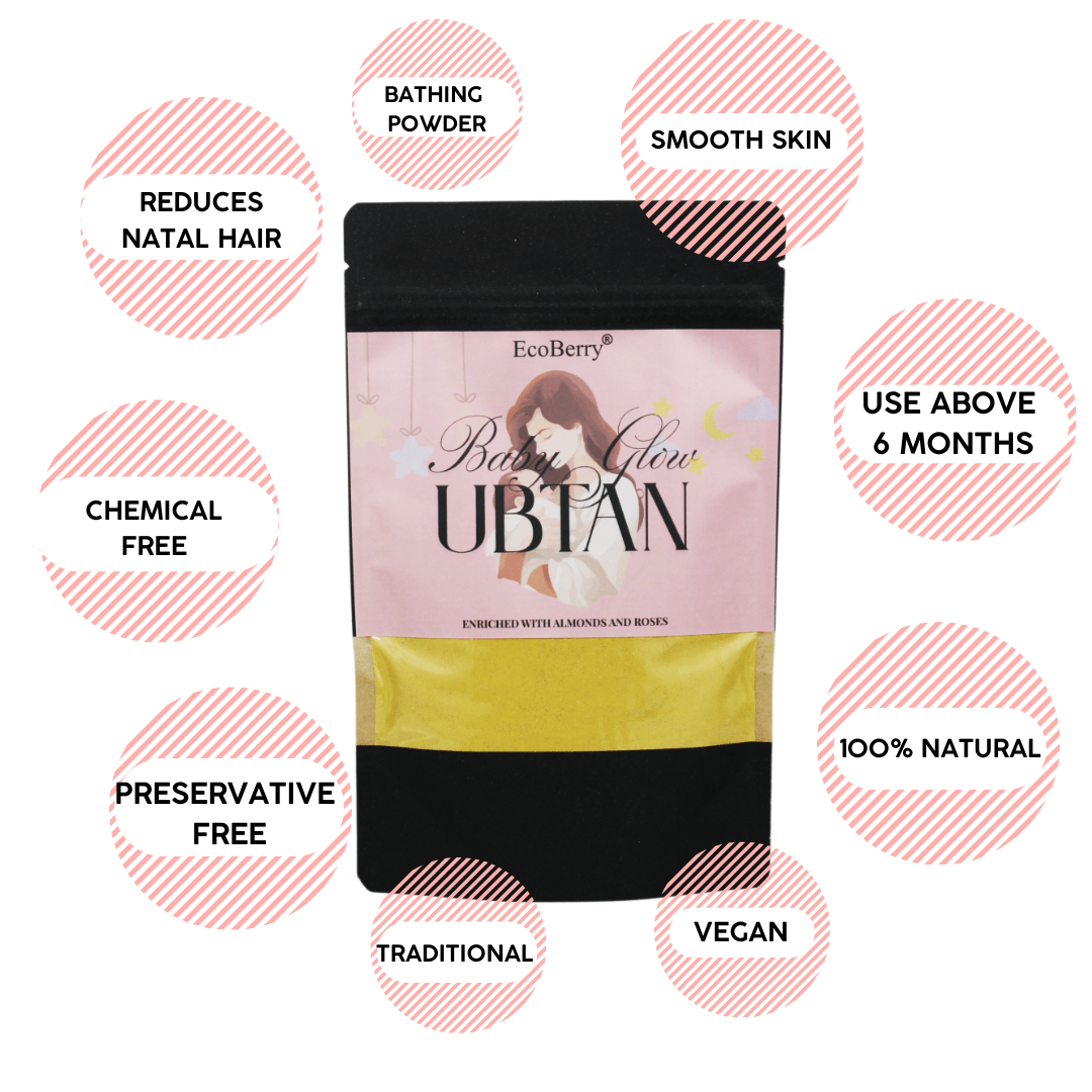 Bright Glow Baby Ubtan - EcoBerry