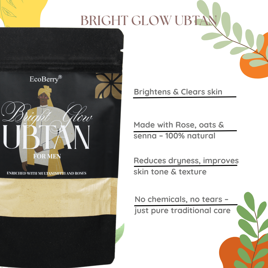 Bright Glow Ubtan For Men - EcoBerry