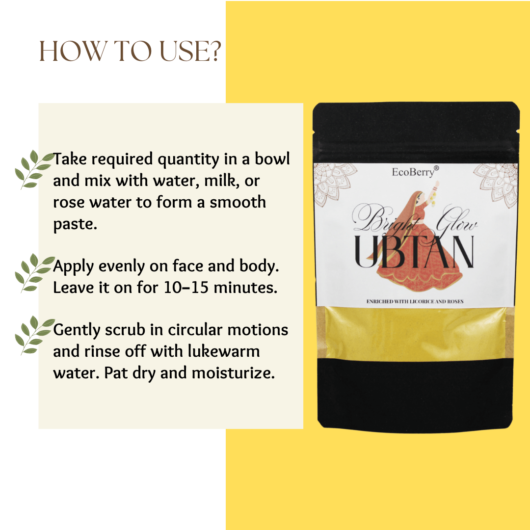 Bright Glow Ubtan For Women - EcoBerry