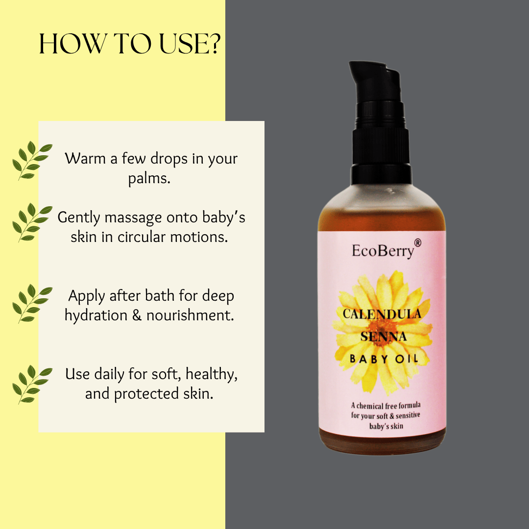 Calendula Senna Baby Oil - EcoBerry