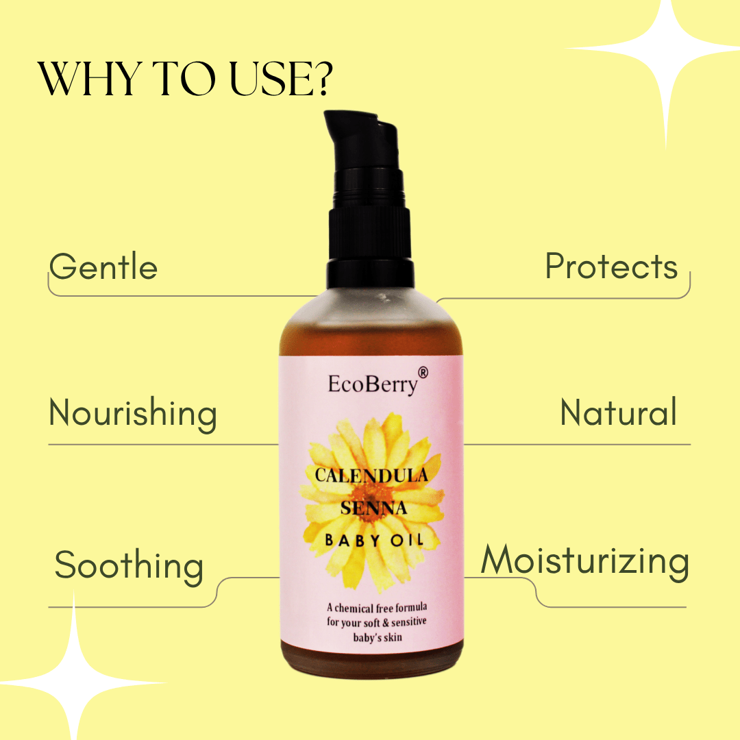 Calendula Senna Baby Oil - EcoBerry