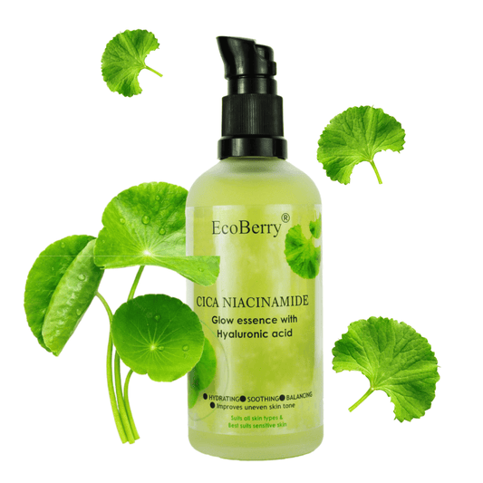 Centella Asiatica (CICA) Niacinamide Glow Essence With Hyaluronic Acid - EcoBerry