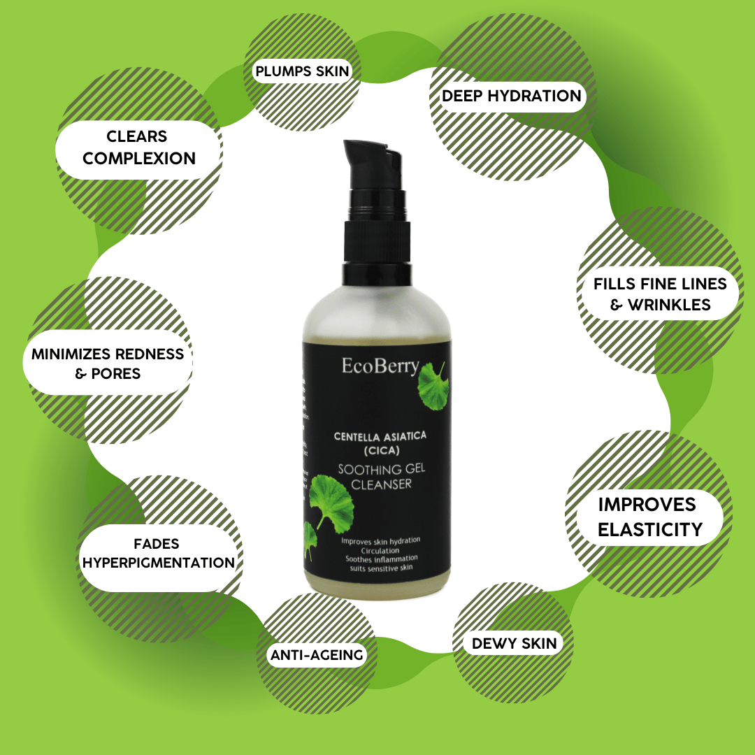 Centella Asiatica (CICA) Soothing Gel Cleanser - EcoBerry