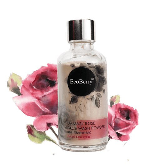 Damask Rose Face Wash Powder - EcoBerry