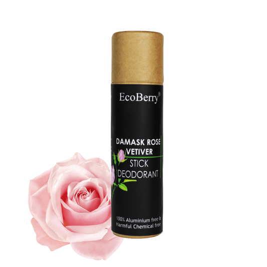 Damask Rose Vetiver Stick Deodorant - EcoBerry