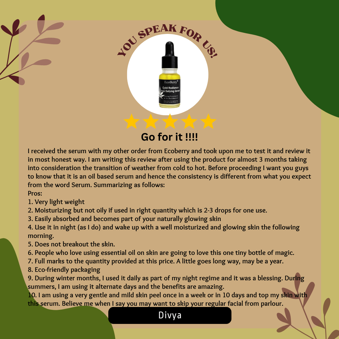 Gold Radiance Age Defying Serum - EcoBerry