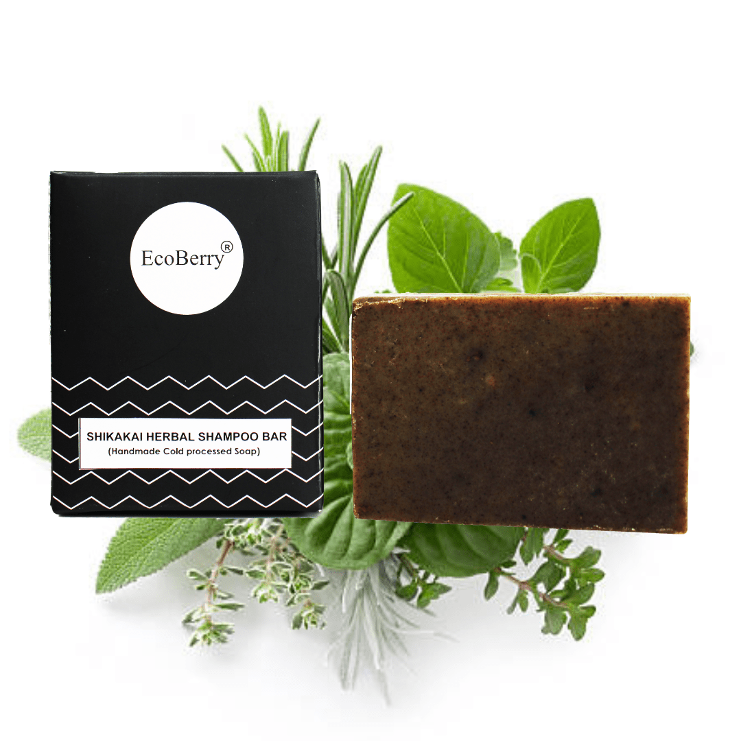 EcoBerry Herbal Shikakai Natural Shampoo Bar